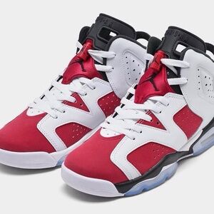 Air Jordon 6 Carmine kids sneakers